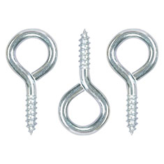 ARMELLA CERRADA DE 1-5/8 DE PULGADA PLATA 3 PIEZAS