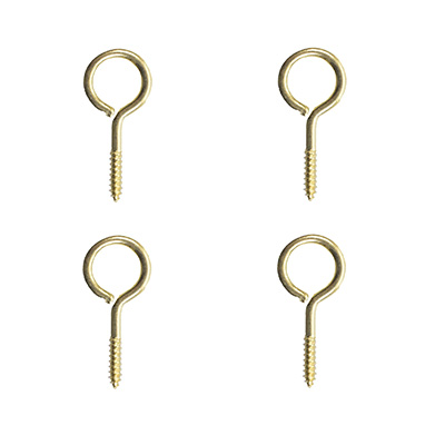 ARMELLA CERRADA 1-3/16 DE PULGADA DORADO 4 PIEZAS