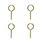 ARMELLA CERRADA 1-3/16 DE PULGADA DORADO 4 PIEZAS
