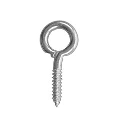 ARMELLA CERRADA 11/16 DE PULGADA PLATA 6 PIEZAS