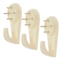 COLGADOR PARA CUADROS DE 1 PULGADA BLANCO 3 PIEZAS