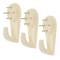 COLGADOR PARA CUADROS DE 1 PULGADA BLANCO 3 PIEZAS