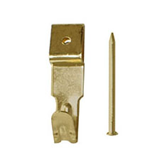 GANCHO PARA CUADROS DE 3 X 1.1 CM DORADO 4 PIEZAS
