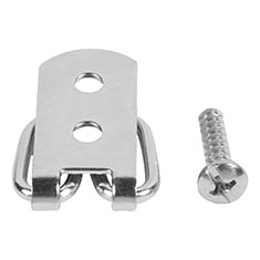 COLGADORES 5.4 X 2.3 CM GRIS 4 PIEZAS