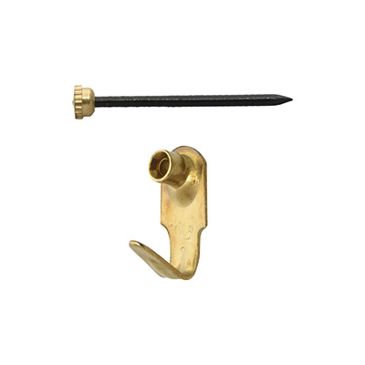 GANCHO PARA CUADROS DE 1.5 X 0.8 CM DORADO 4 PIEZAS