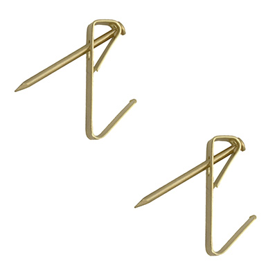 GANCHO PARA CUADROS DE 4.2 X 1.5 CM DORADO 2 PIEZAS