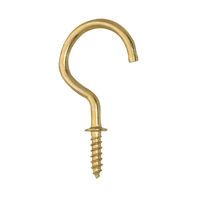 GANCHO PARA TAZAS DE 7/8 DE PULGADA DORADO 8 PIEZAS