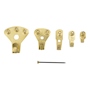 KIT DE GANCHOS PARA CUADROS DORADO 32 PIEZAS