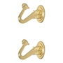 GANCHO SWAG DE 2.7 X 2.5 X 3.9 CM DORADO 2 JUEGOS