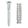 TAQUETE/ANCLAJE PARA PERNO 3/8 X 3 PULGADAS PLATA
