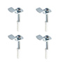 GANCHO PARA ESPEJOS DE 1.2 X 2.6 CM PLATA 4 PIEZAS