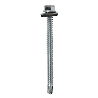 TORNILLOS HEXAGONAL AUTOPERFORANTE 8 X .6 CM PLATA 454 GR