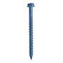 75 TORNILLOS PARA CRETO1/4 X 2 - 3/4PULGADA AZUL