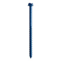25 TORNILLOS PARA CRETO1/4 X 3 3/4PULGADA AZUL