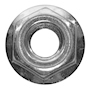 TUERCA DENTADA DE 1/4 DE PULGADA PLATA 100 PIEZAS