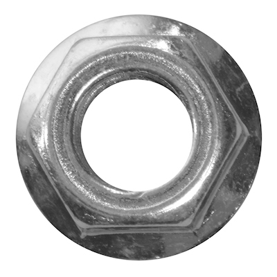 TUERCA DENTADA DE 1/2 PULGADA PLATA