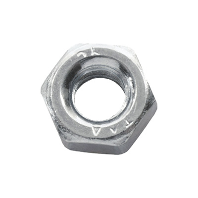 TUERCAS HEXAGONALES DE 1/4 DE PULGADA PLATA 12 PIEZAS
