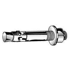 TAQUETE ARPÓN DE 1/2 X 5 1/2 PULGADAS PLATA