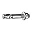 TAQUETE ARPÓN DE 3/8 X 3 PULGADAS PLATA