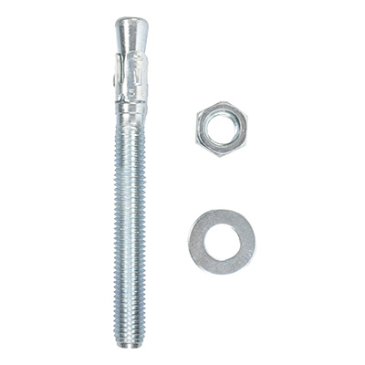 ANCLA DE EXPANSIÓN DE CUÑA 5/8 X 6 PULGADAS PLATA
