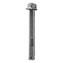 ANCLA DE EXPANSIÓN ROSCADA 8.6 CM PLATA