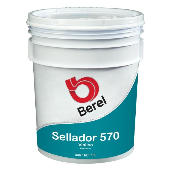SELLADOR VINILICO 570 PARA PINTURA INCOLORO CUBETA 19 L