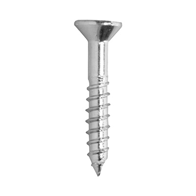 BLÍSTER DE 100 TORNILLOS PARA MADERA DE 1 PULGADA PLATA