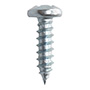 BLÍSTER DE 100 TORNILLOS PARA METAL 1/2 PULGADA PLATA 0.001 KG