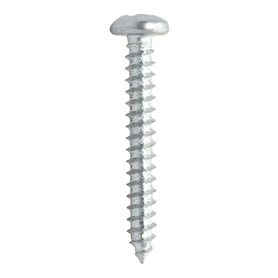 BLÍSTER DE 100 TORNILLOS PARA METAL DE 1 PULGADA PLATA