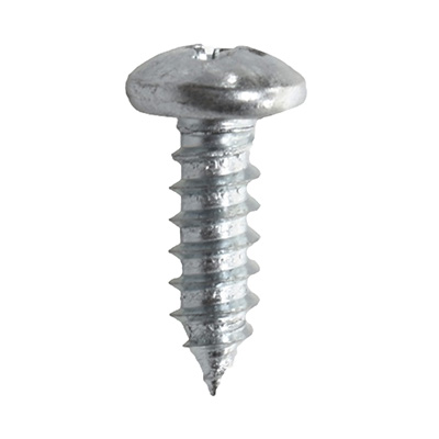 BLÍSTER DE 100 TORNILLOS PARA METAL 1/2 PULGADA PLATA 0.006 KG