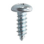 100 TORNILLOS PARA METAL 1/2 PULGADA PLATA