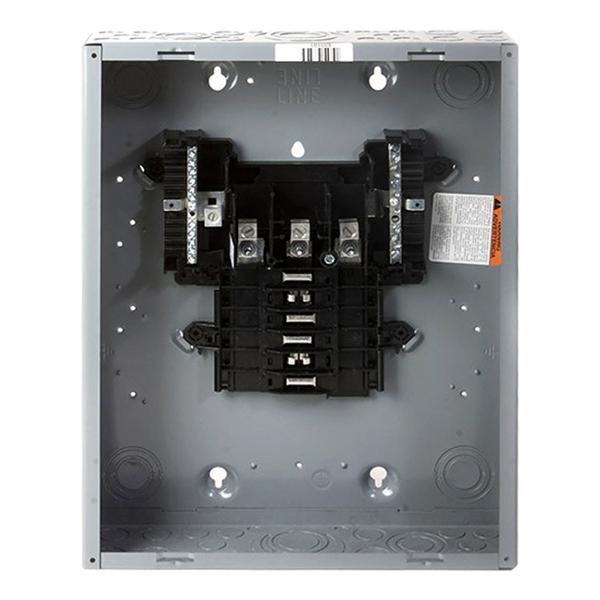 CENTRO DE CARGA QO DE 12 ESPACIOS 125 A TRIFÁSICA NEMA 1 DE SOBREPONER ZAPATAS QO312L125G