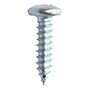 BLÍSTER DE 75 TORNILLOS PARA METAL 3/4 DE PULGADA PLATA 0.002 KG