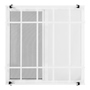VENTANA CORREDIZA DE ALUMINIO 60 X 60 CM IZQUIERDA A DERECHA BLANCO