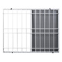 VENTANA CORREDIZA DE ALUMINIO 150 X 120 CM IZQUIERDA A DERECHA BLANCO