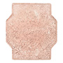 ADOQUÍN ROSA MATE DE 25 X 22.5 X 8 CM