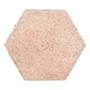 ADOQUÍN ROSA MATE DE 26.5 X 23 X 6 CM