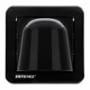 REJILLA PLÁSTICA PARA DESFOGUE 90 GRADOS 4" NEGRO