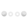 TAPONES PARA TORNILLOS DE INODORO 2.5 X 3.5 CM BLANCO FLUIDMASTER 2 PIEZAS