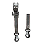 AMARRE DE TRINQUETE NEGRO 240 CM 2 PIEZAS