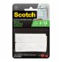 SUJETADORES CON ADHESIVO PARA INTERIORES, BLANCO, 19 MM X 76.2 MM