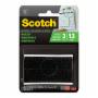 SUJETADORES CON ADHESIVO PARA INTERIORES, NEGRO, 19 MM X 76.2 MM