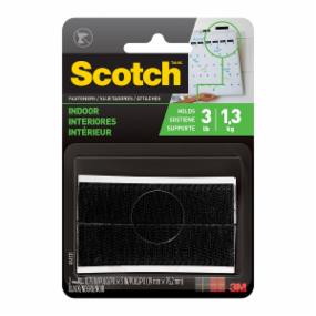 SUJETADORES CON ADHESIVO PARA INTERIORES, NEGRO, 19 MM X 76.2 MM