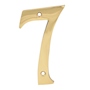 NÚMERO "7" DORADO DE 10.1 CM