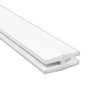 MOLDURA "H" DE PVC BLANCA 1.26 KG