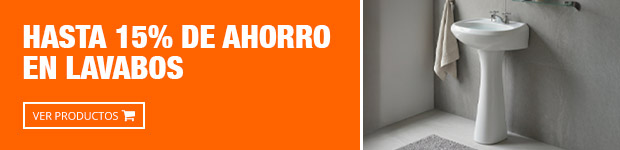Ahorra hasta 15% en Lavabos y ovalines 